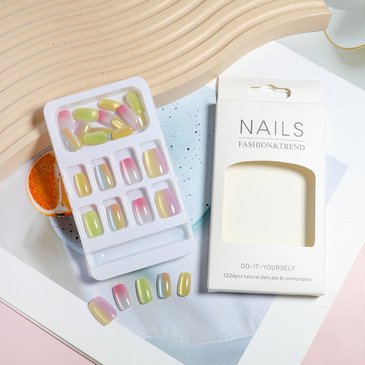 DIY Do-It-Yourself Press-On Nail Set Bowlift