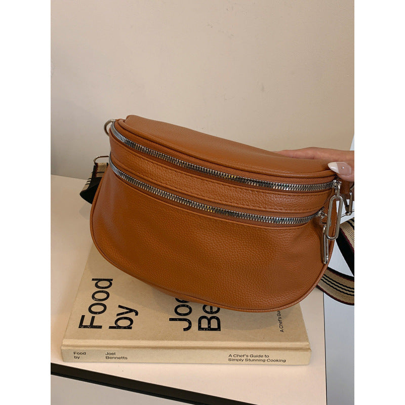 WoChic Dual-Zipper Crossbody Bag Bowlift