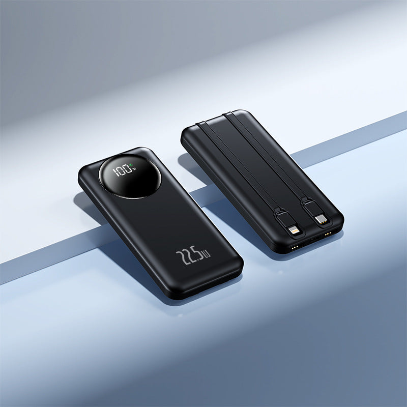 Portable power bank with integrated fast charging function and multifunctional USB ports Bowlift