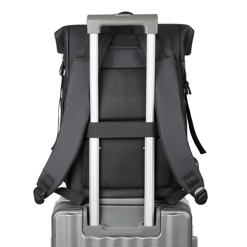 Roll-Top Waterproof Urban Backpack Bowlift
