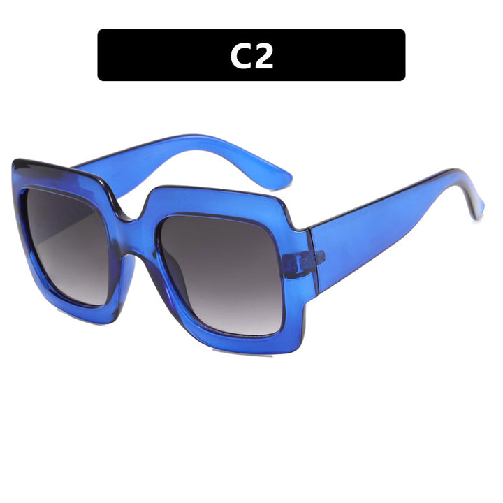 Women's oversized sunglasses with square frames and UV protection Bowlift