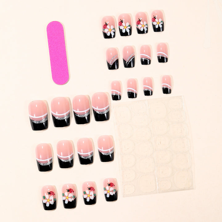Decorative Floral Nail Art Extensions Bowlift 1789713286