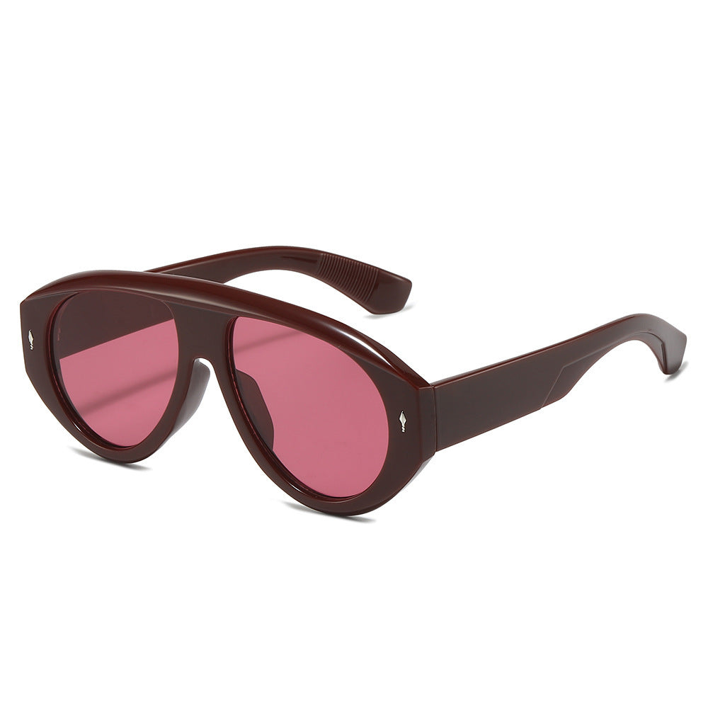 Fashion-Forward Sculptural Sunglasses Bowlift