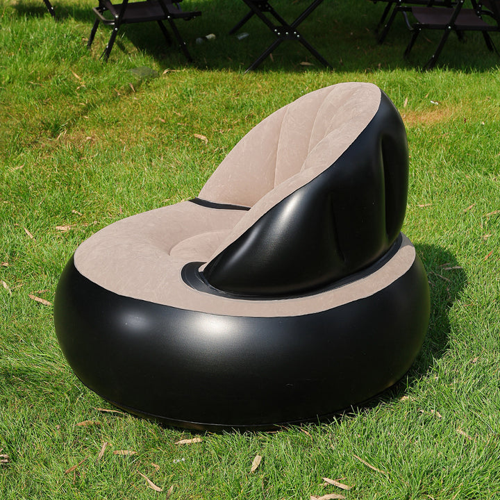 Women's Inflatable Comfort Chair with Soft Surface Structure Bowlift