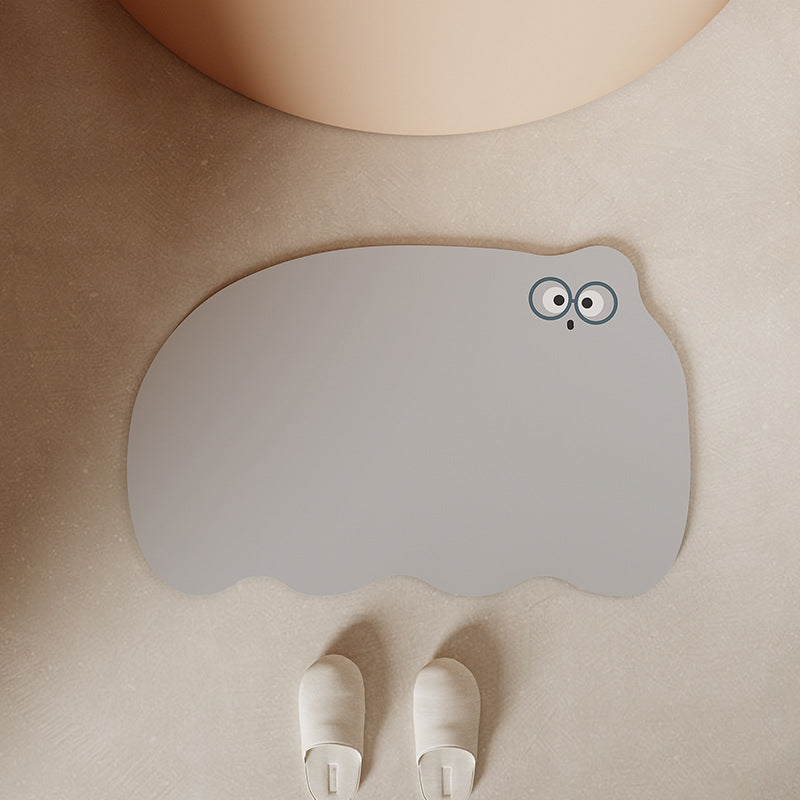 Fun-Shaped Bathroom Mat Bowlift