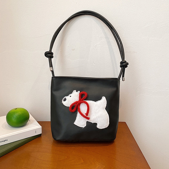 WoCute Teddy Bear Patch Handbag Bowlift