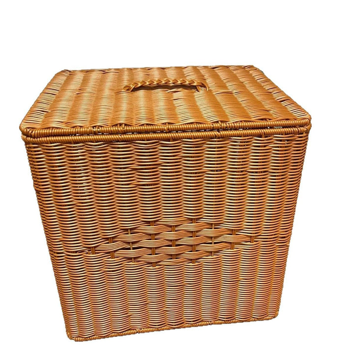 Handcrafted Wicker Storage Basket Bowlift