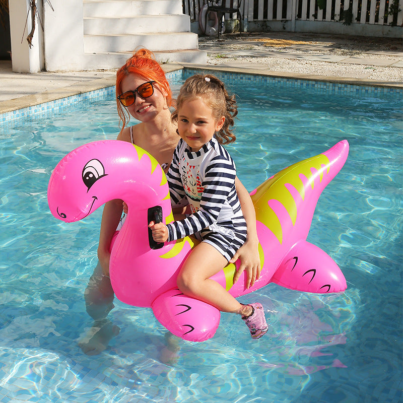 Ladies inflatable dinosaur swimming lounge Bowlift