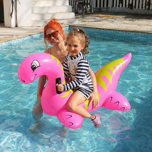 Ladies inflatable dinosaur swimming lounge Bowlift