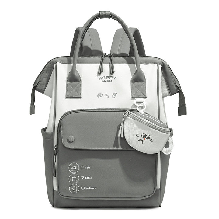 Multi-Functional Casual Backpack with Detachable Pouch Bowlift