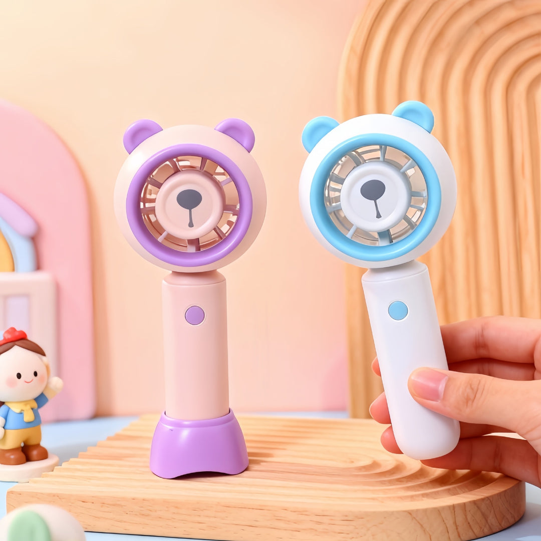 Ladies portable USB hand fan with animal design Bowlift