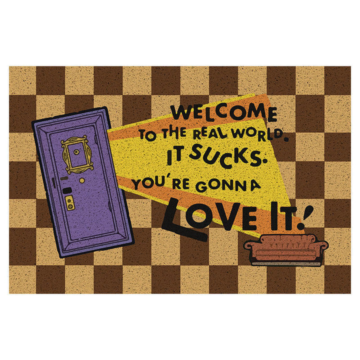 Whimsical Welcome Door Mat Bowlift