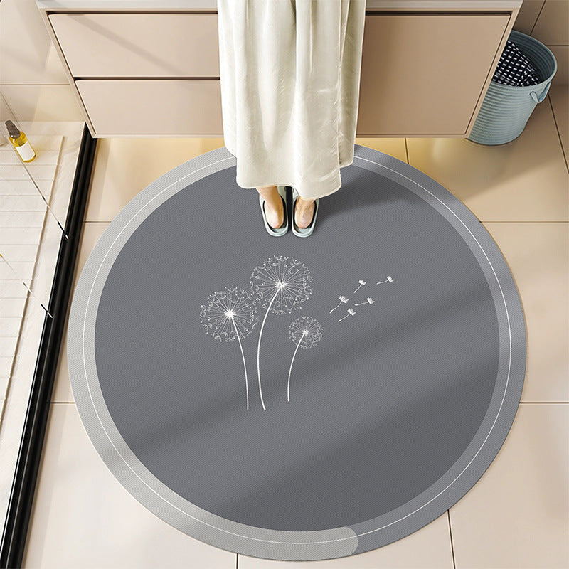 Round Decorative Bath Mat Bowlift