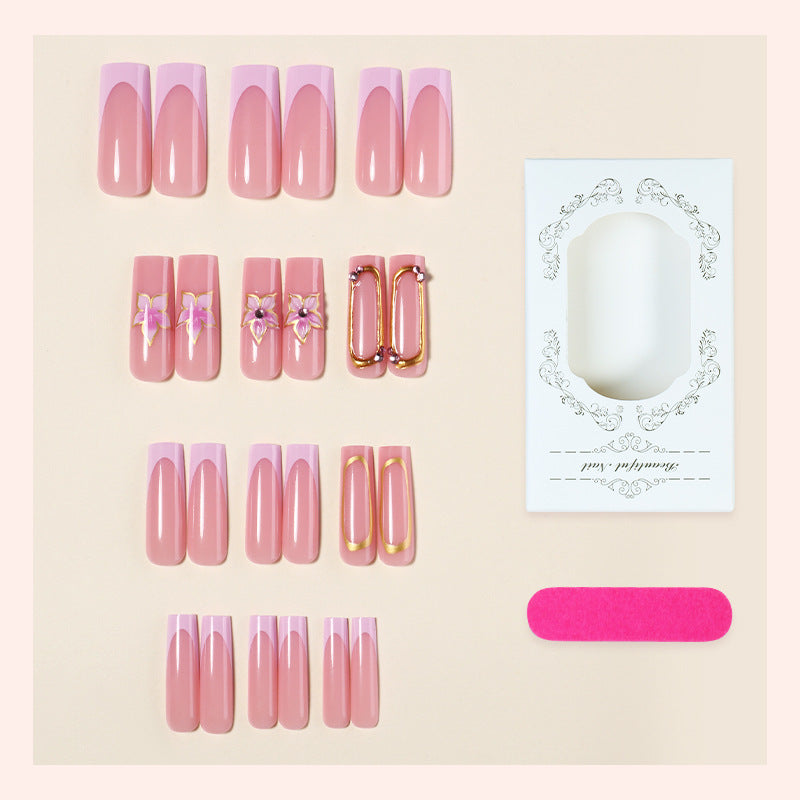 Elegant Decorative Press-On Nail Collection Bowlift 1788495683