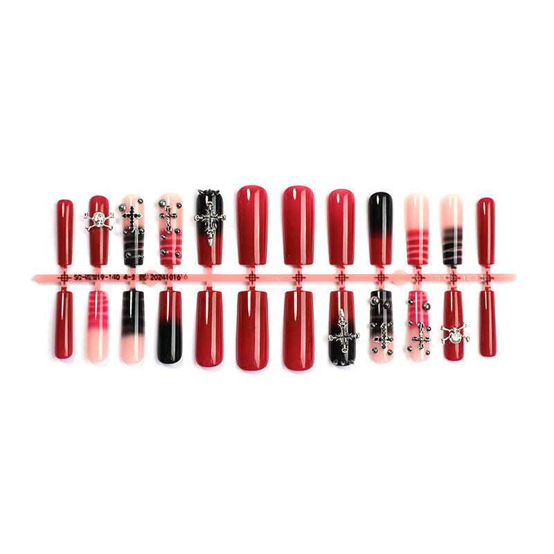 Creative Nail Art Set with Gothic Design Bowlift