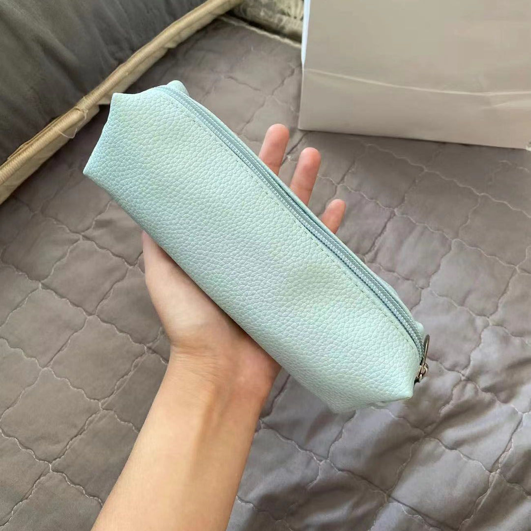 Textured Leather Pencil Case Bowlift