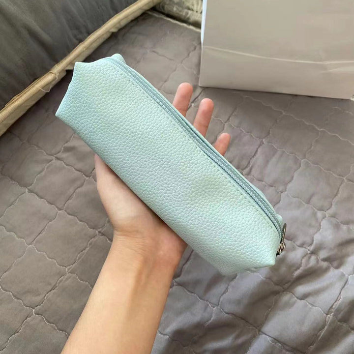 Textured Leather Pencil Case Bowlift