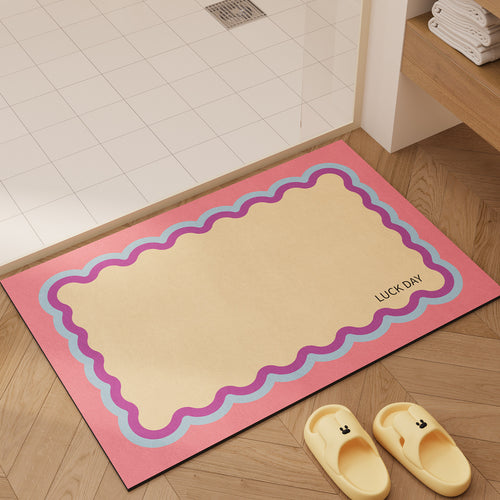 Playful Decorative Bath Mat Bowlift