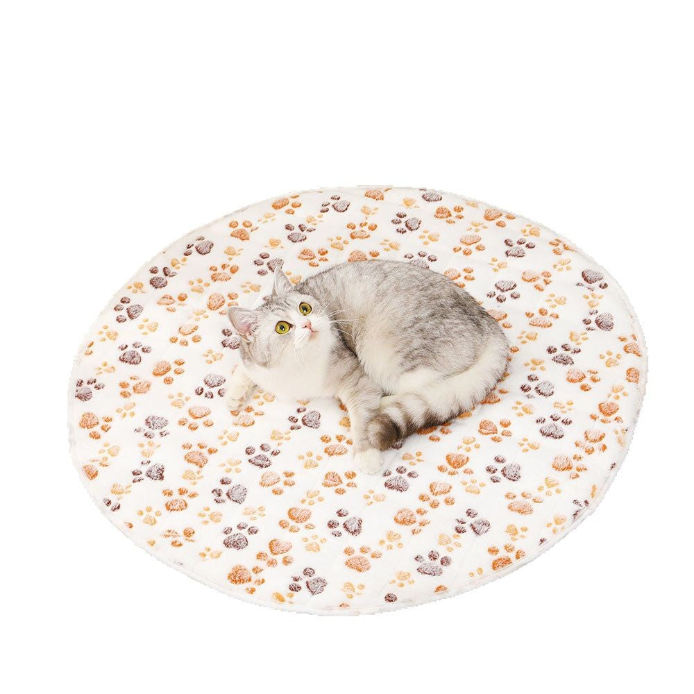 Ladies Plush Cat Bed with Non-Slip Bottom Bowlift