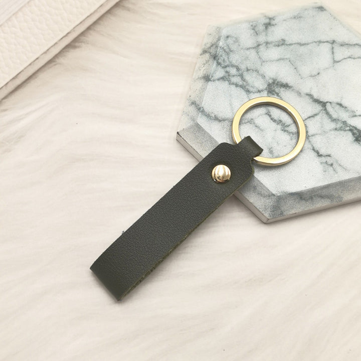 Unisex keychain made of high-quality artificial leather with stylish design Bowlift