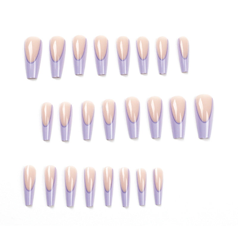 Artificial nail art with elegant ombre design Bowlift