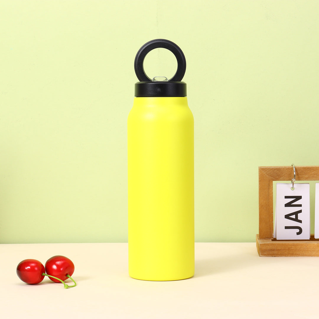 Insulated Stainless Steel Water Bottle with Loop Carry Lid Bowlift