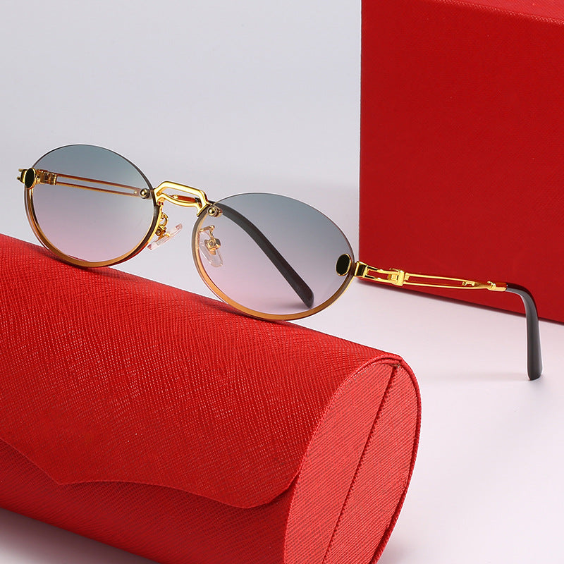 Women's fashionable sunglasses with intricate metal frame and stylish design Bowlift
