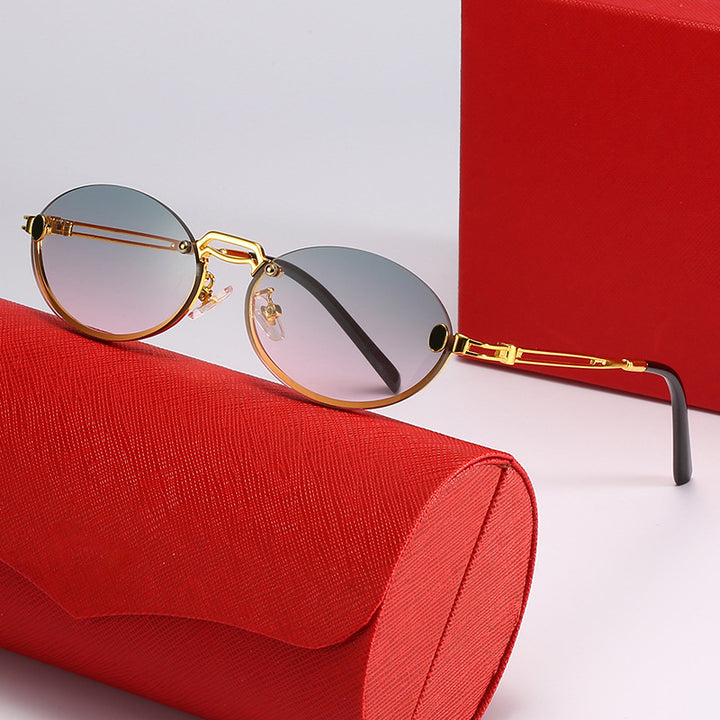 Women's fashionable sunglasses with intricate metal frame and stylish design Bowlift
