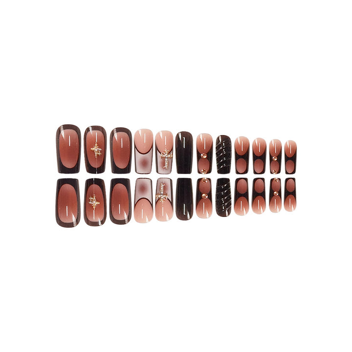 Stylish Decorative Press-On Nail Art Bowlift