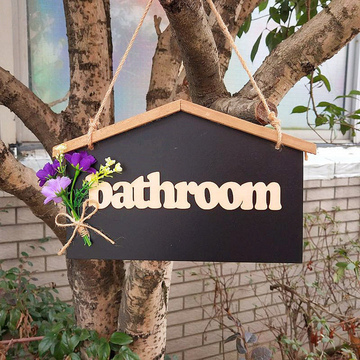 Decorative Toilet Board with Flower Accents