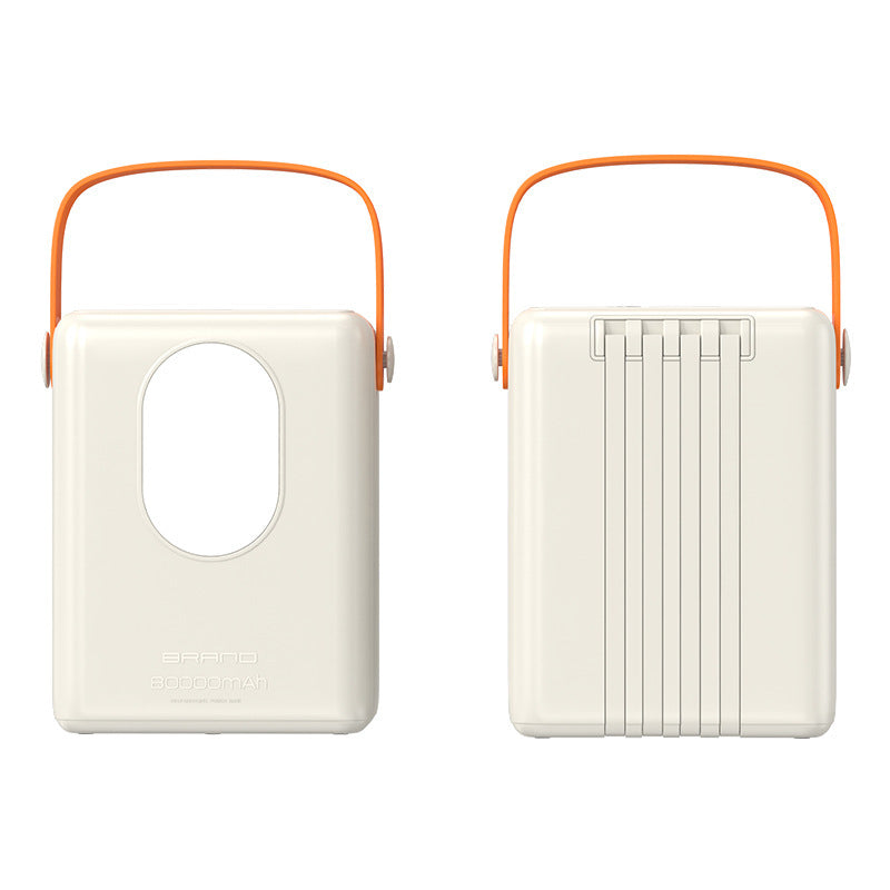 Portable power bank with multifunctional LED light and smart charging display Bowlift