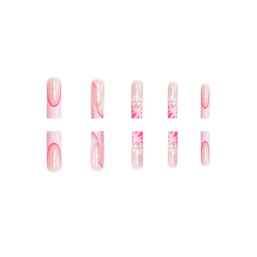 Artistic Press-On Nail Art Enhancements Bowlift