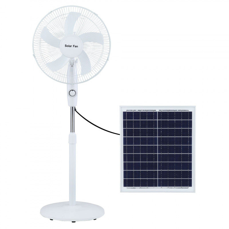 Unisex Solar-Powered Stand Fan with Remote Control and Adjustable Height Bowlift