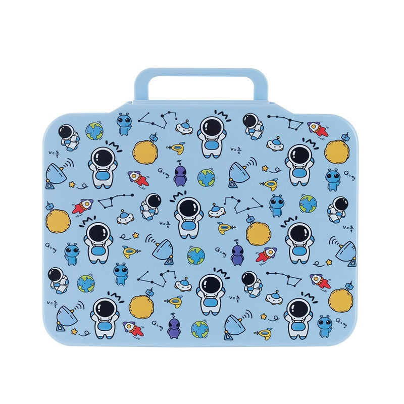 Multi-Compartment Lunch Box with Fun Design
