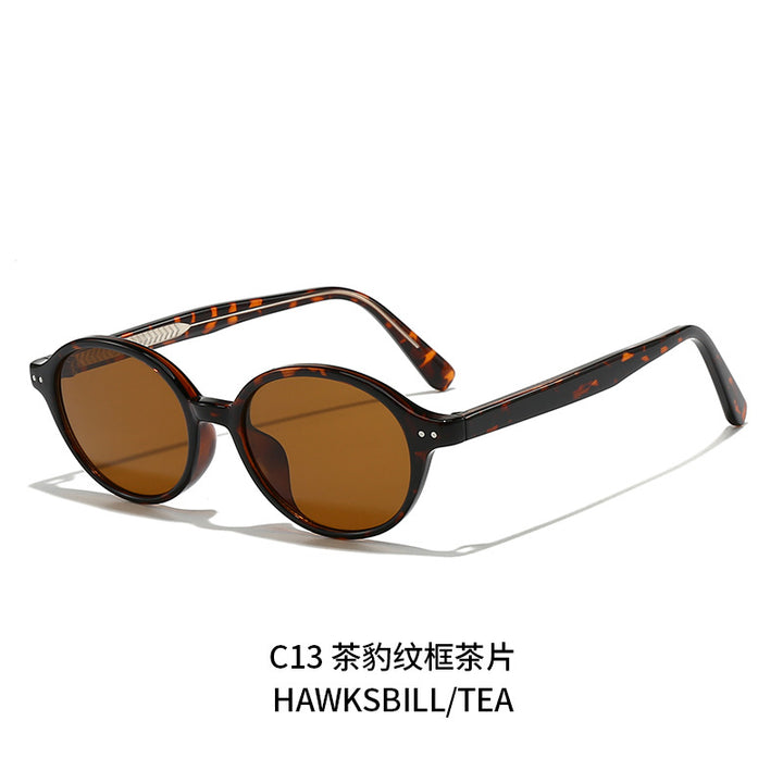 Women's round sunglasses with modern, stylish frame Bowlift