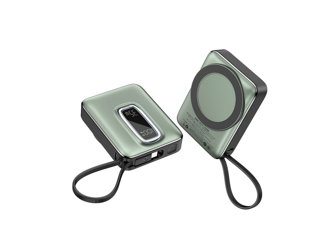 Portable Power Bank with Innovative Wireless Charging Function and Digital Charging Indicator Bowlift
