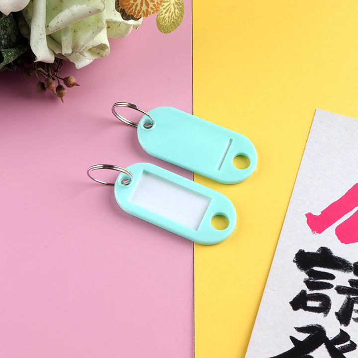 Unisex Label Tag with Clear View Window Bowlift