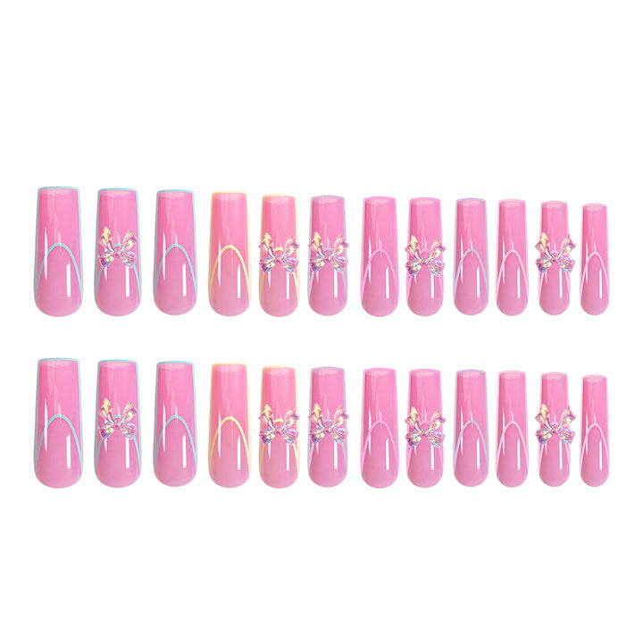 Creative and artistic nail art with butterfly accents Bowlift