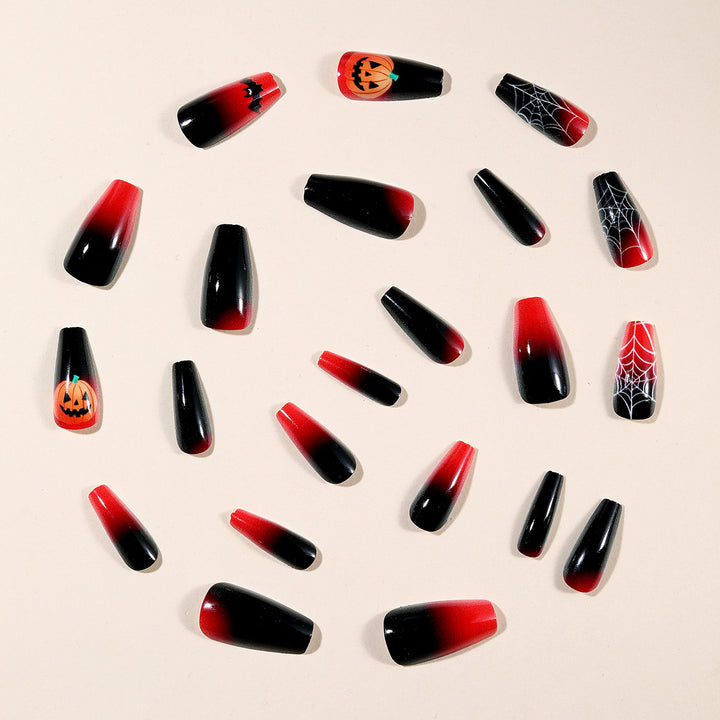 Halloween-Inspired Acrylic Nail Art Bowlift