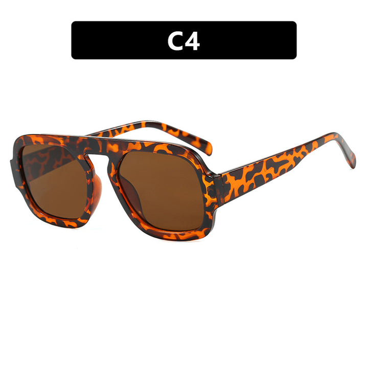 Women's trendy sunglasses with distinct angular design and UV protection Bowlift