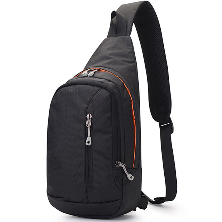Unisex sling backpack with reflective elements and multiple compartments Bowlift