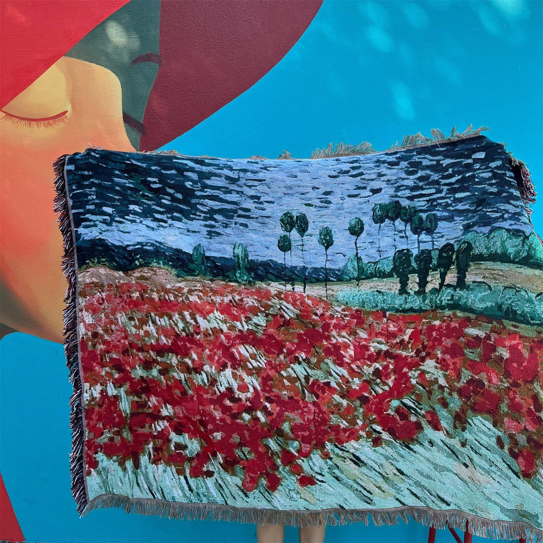 Artistic Landscape Tapestry Blanket