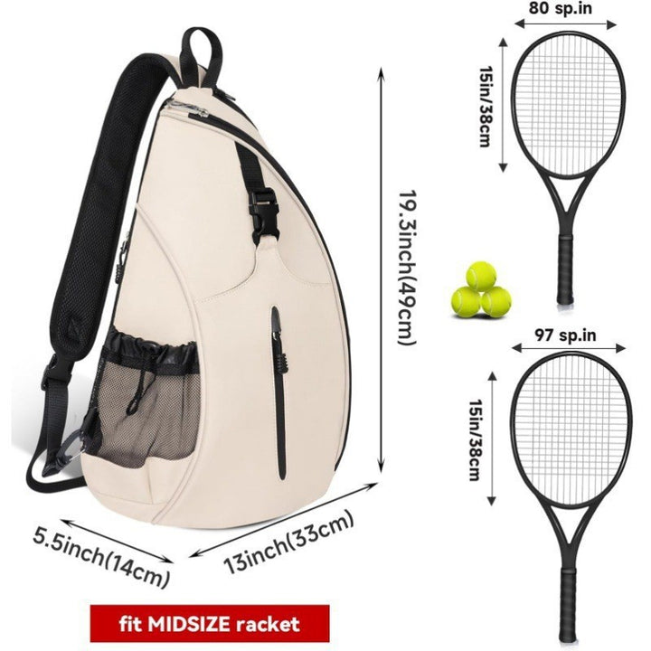 Tennis backpack with special compartment for rackets and drink sleeve Bowlift