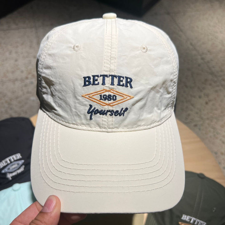 Men's Adjustable Cotton Embroidered Baseball Cap Bowlift