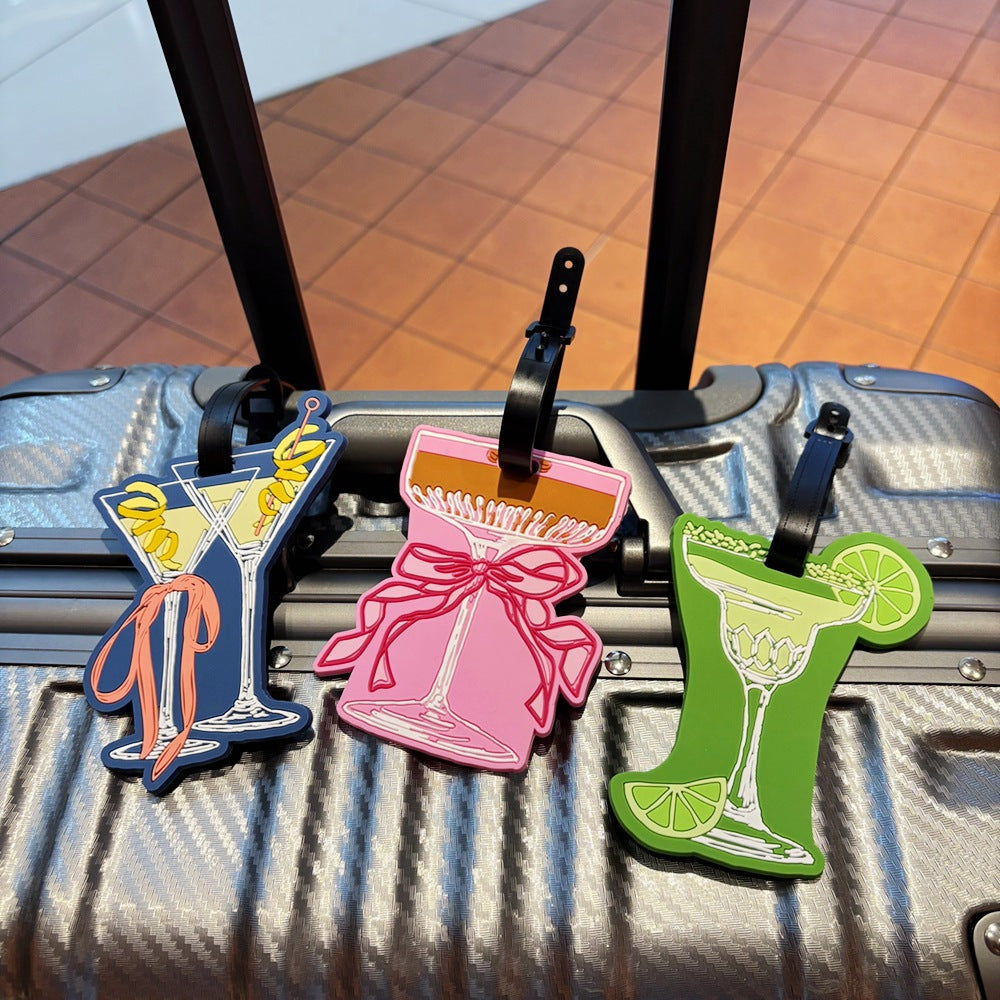Mountain Adventure-Themed Luggage Tag Bowlift