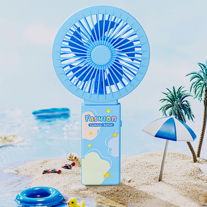 Women's Portable Mini Fan with Decorative Design Bowlift