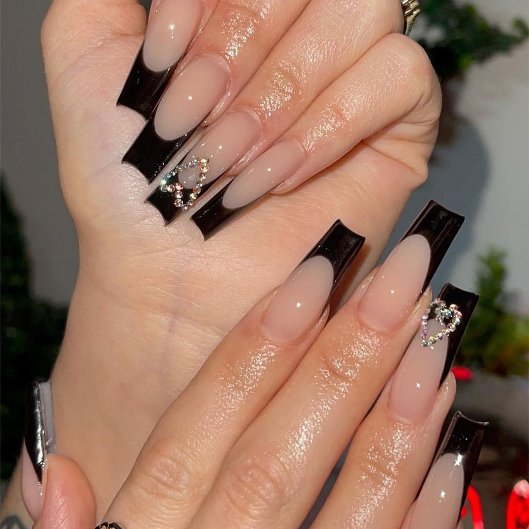 Stylish Decorative Press-On Nail Art Bowlift