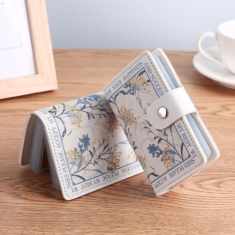 Floral Print Zippered Wallet Bowlift