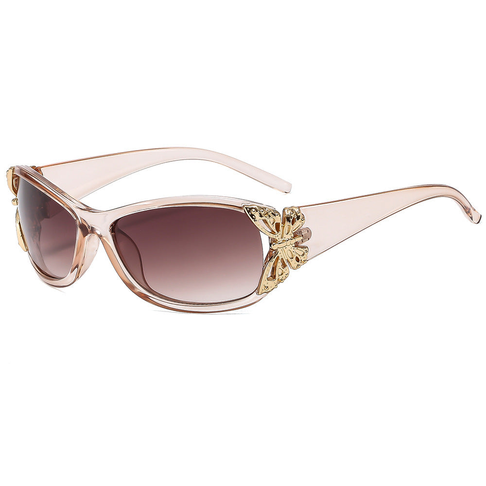 Fashion-Forward Butterfly-Embellished Sunglasses Bowlift