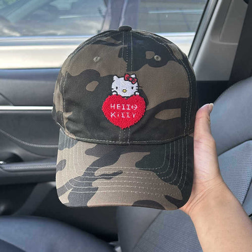 Unisex Camouflage Embroidered Cap Bowlift